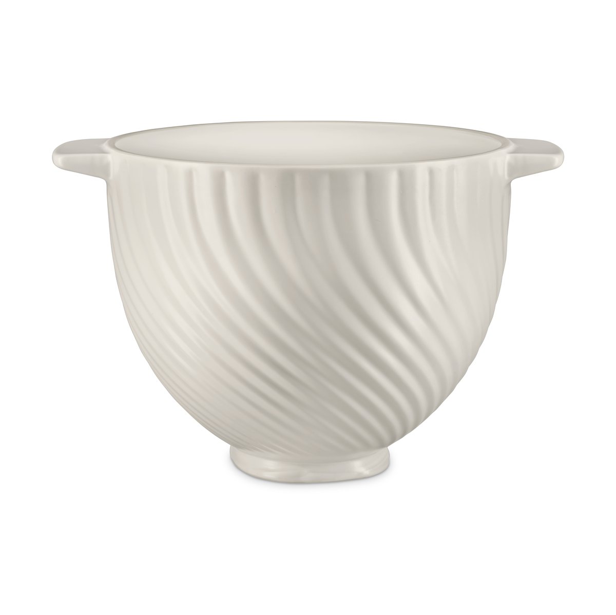 KitchenAid keraaminen kulho kahdella kahvalla 4,7 L Meringue
