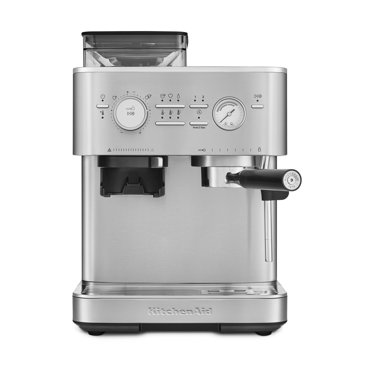 KitchenAid puoliautomaattinen espressokone jauhimella Ruostumaton teräs