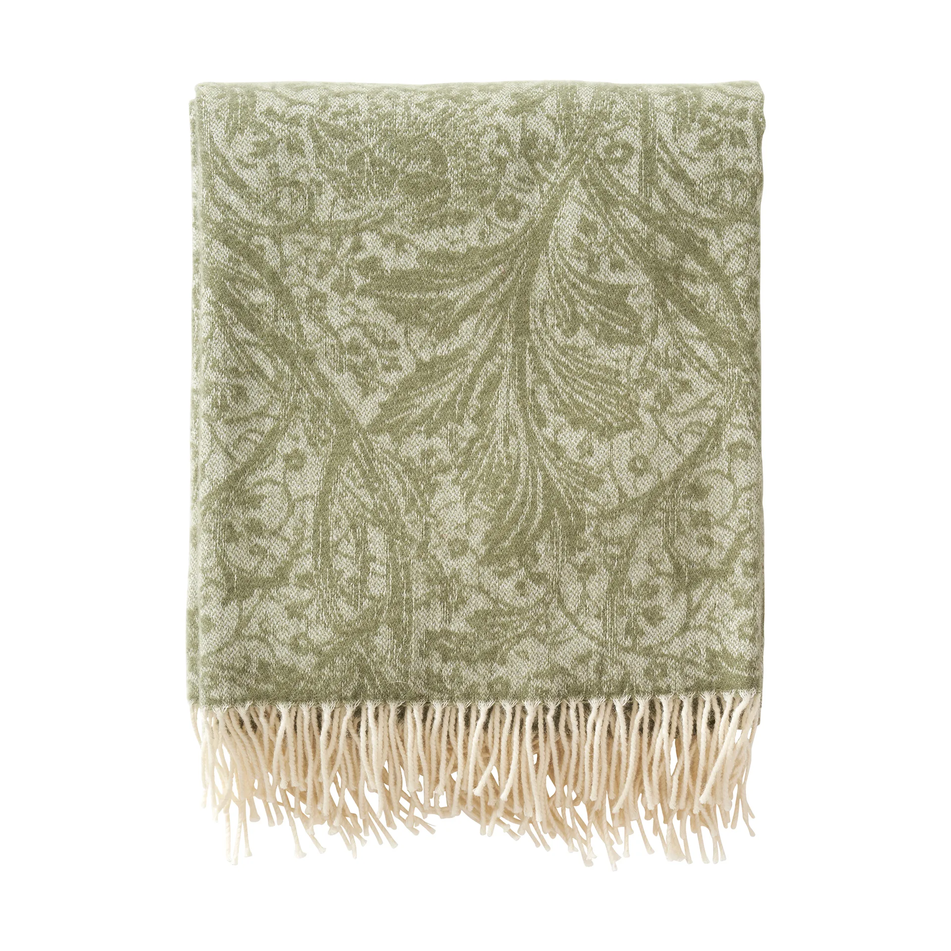 Arcadia torkkupeitto 130 x 180 cm, Oliivi Klippan Yllefabrik