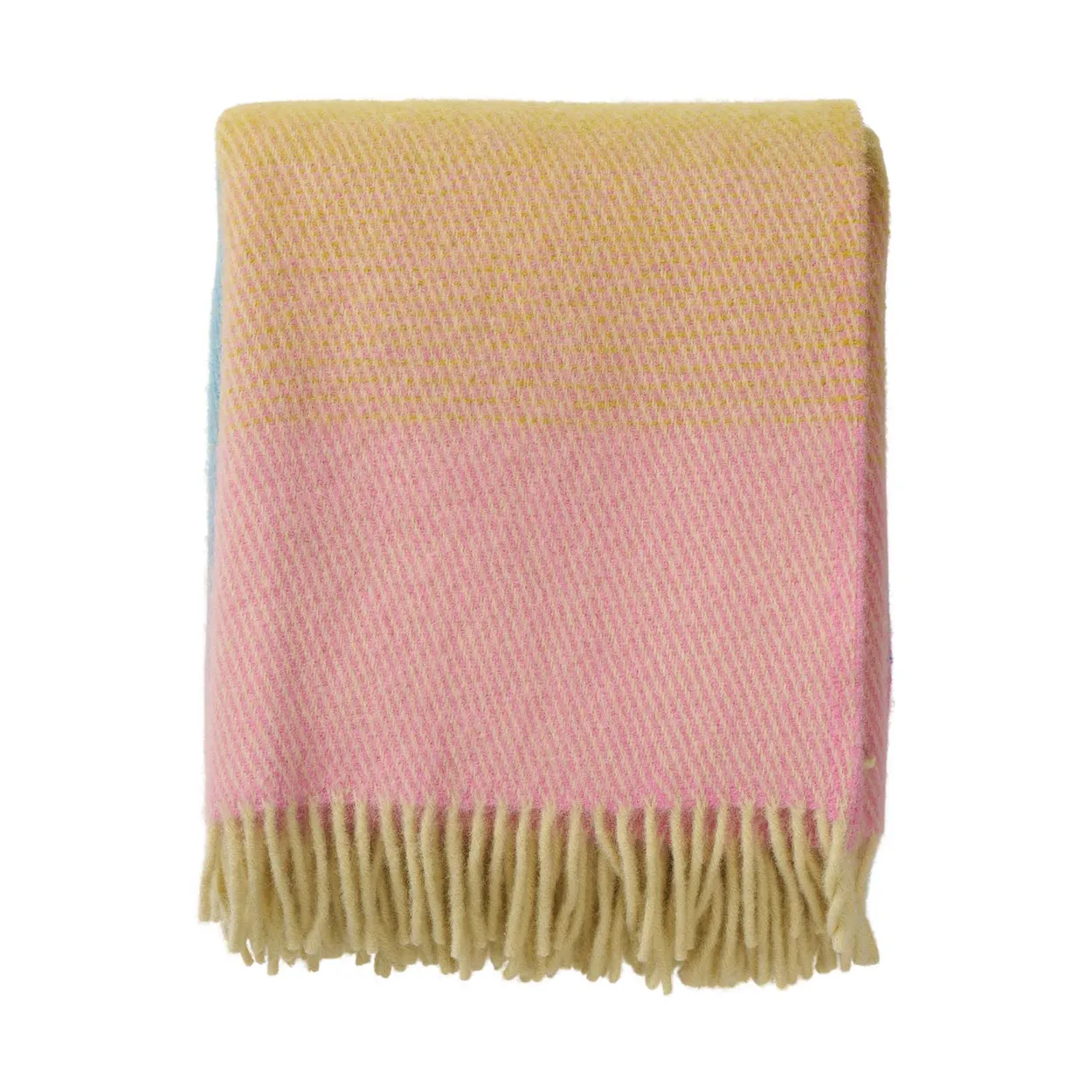 Klippan Yllefabrik Aurora villahuopa 130x200 cm Pastellinen unelma