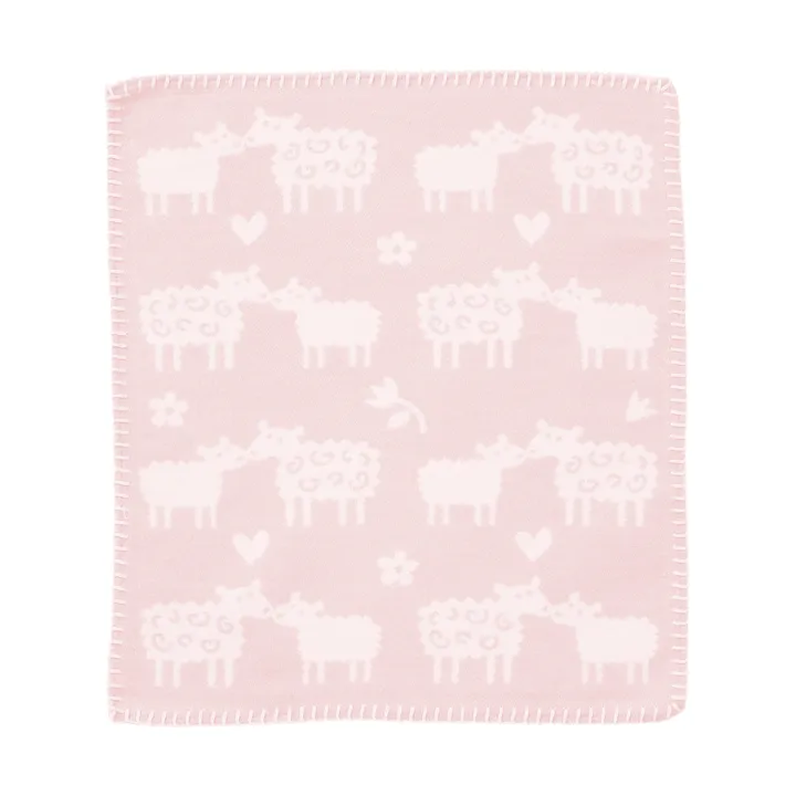 Bää unirätti - Soft pink, 34×40 cm - Klippan Yllefabrik