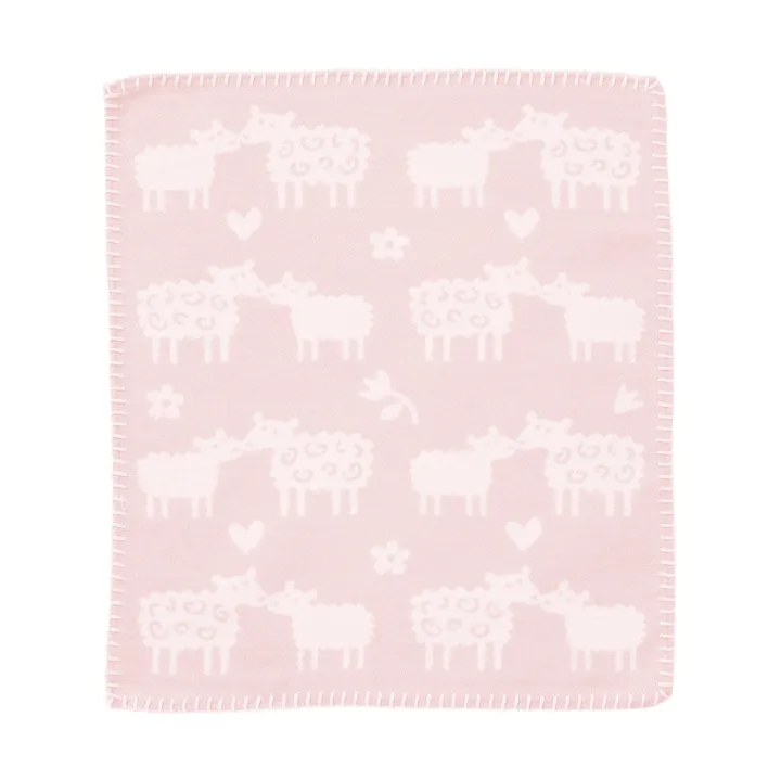 Bää unirätti - Soft pink, 34×40 cm - Klippan Yllefabrik