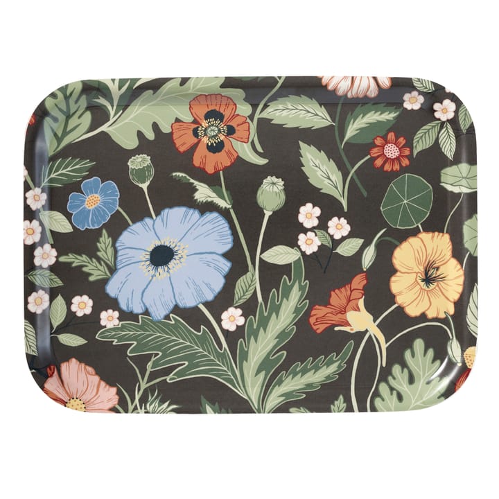 Bloom tarjotin 20x27 cm, Asfaltti Klippan Yllefabrik