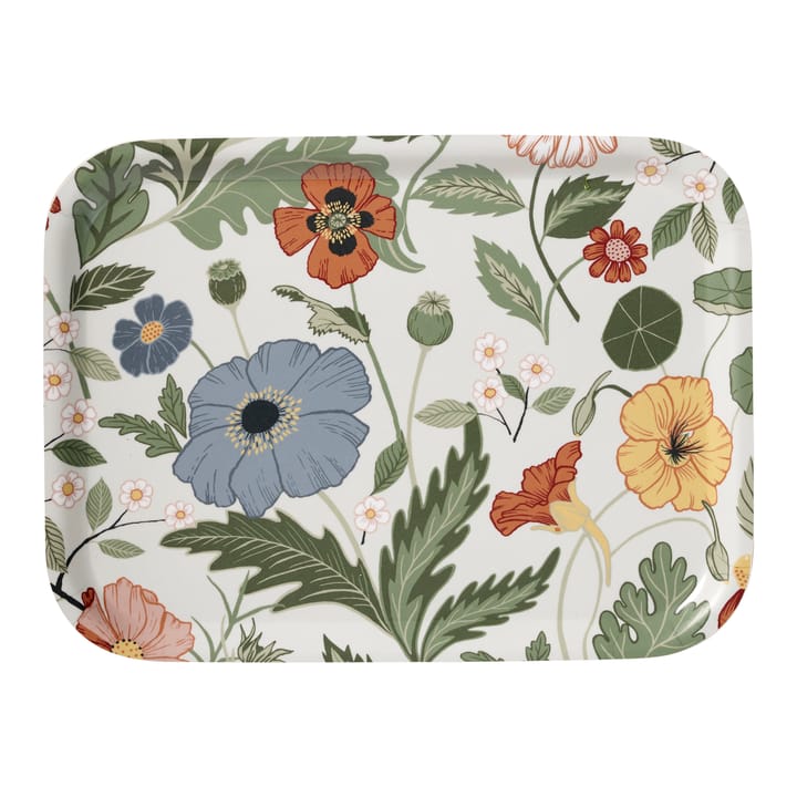 Bloom tarjotin 20x27 cm, Créme Klippan Yllefabrik