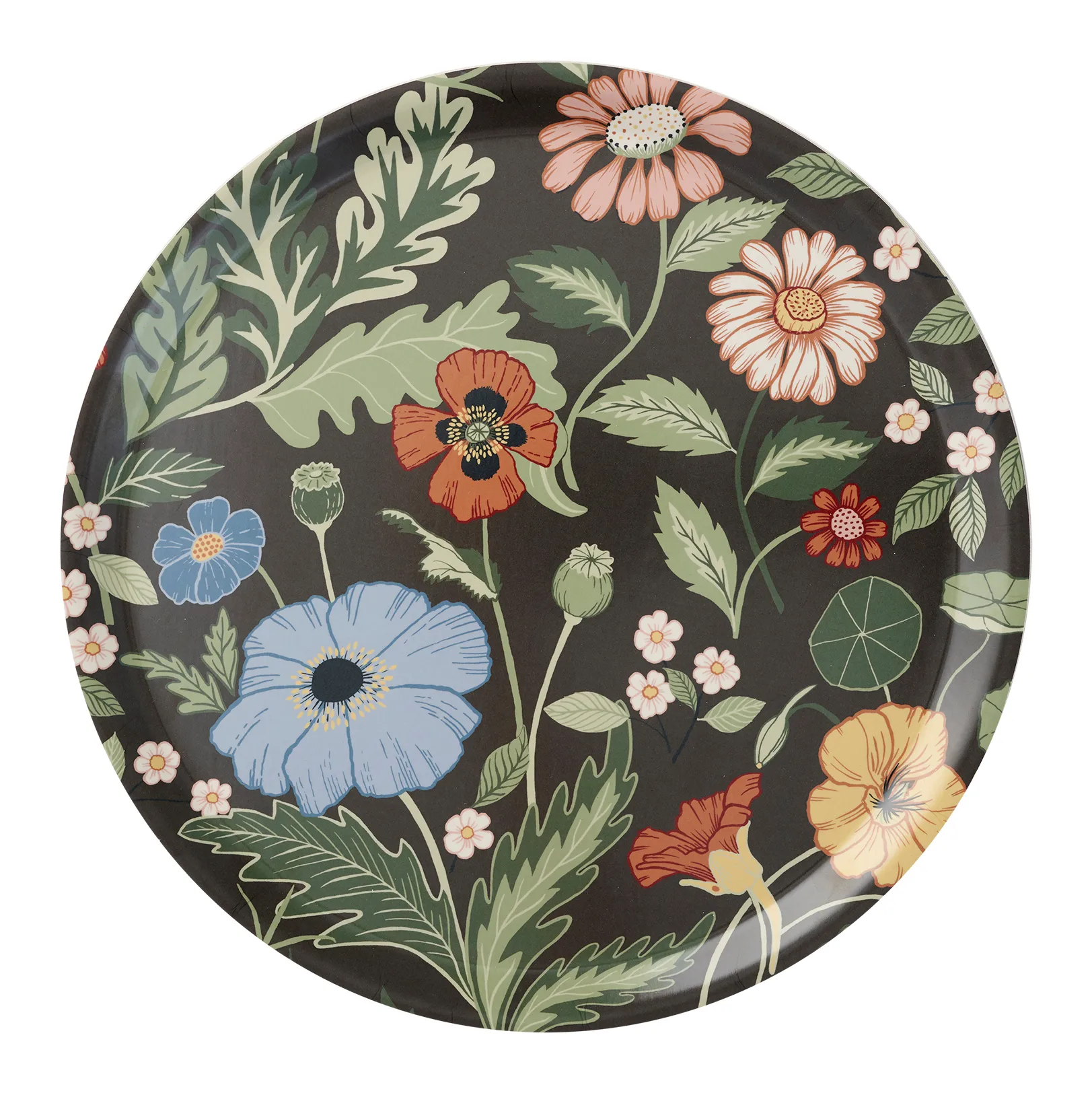 Bloom tarjotin 38 cm, Asfaltti Klippan Yllefabrik