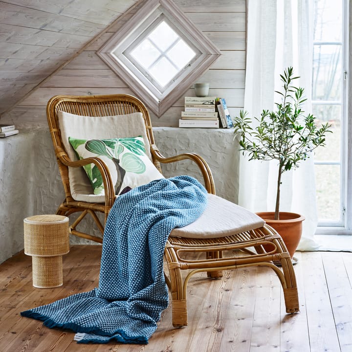 Figs tyynynpäällinen, Vihreä-valkoinen Klippan Yllefabrik