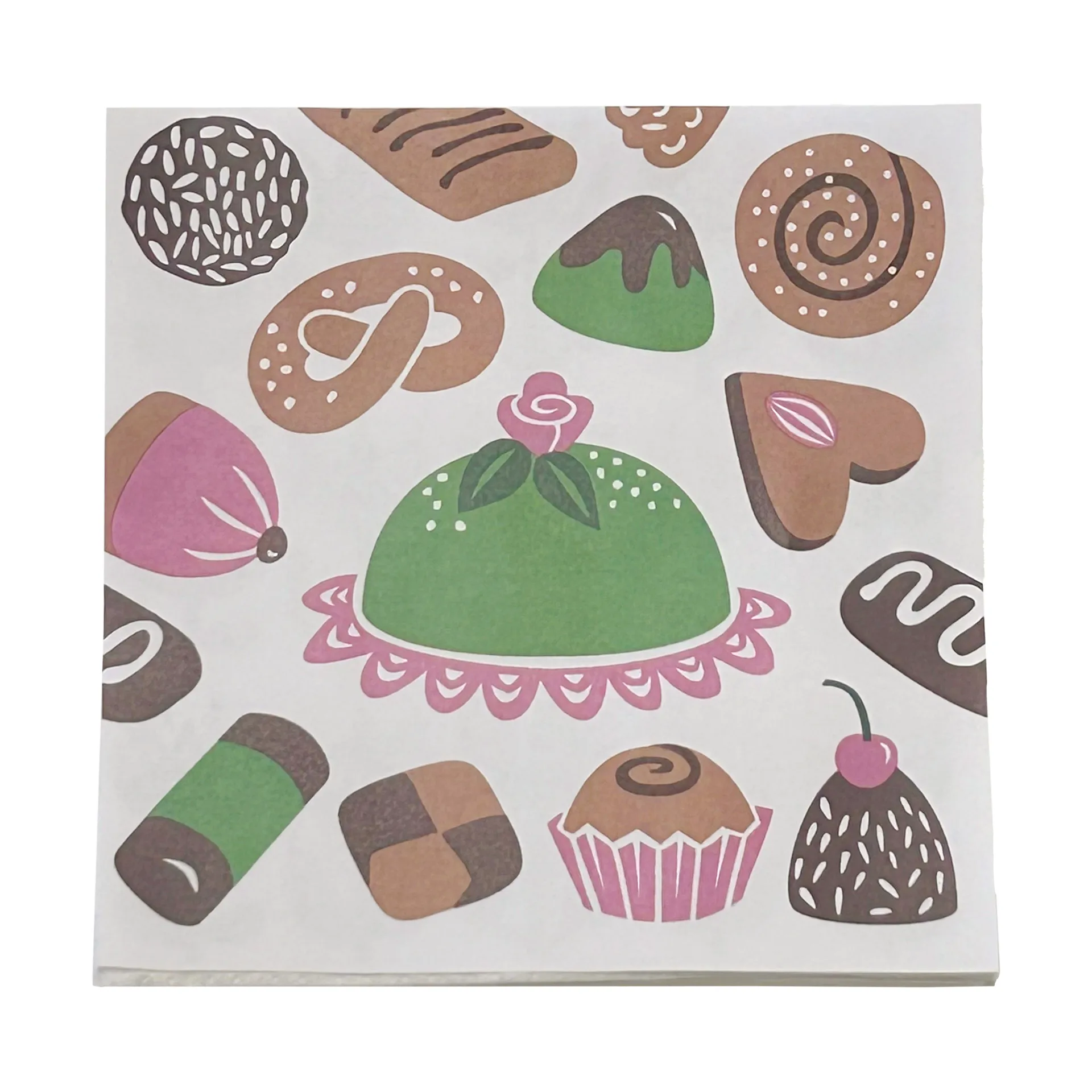 Fika paperiservetit 20-pack, 33x33 cm Klippan Yllefabrik