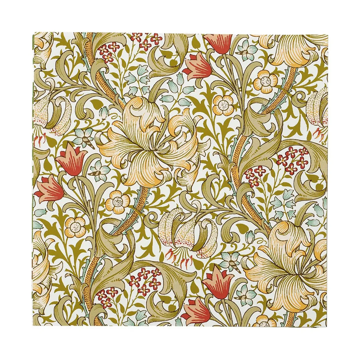 Klippan Yllefabrik Golden Lily lautasliina 33x33 cm 20 kpl Multi