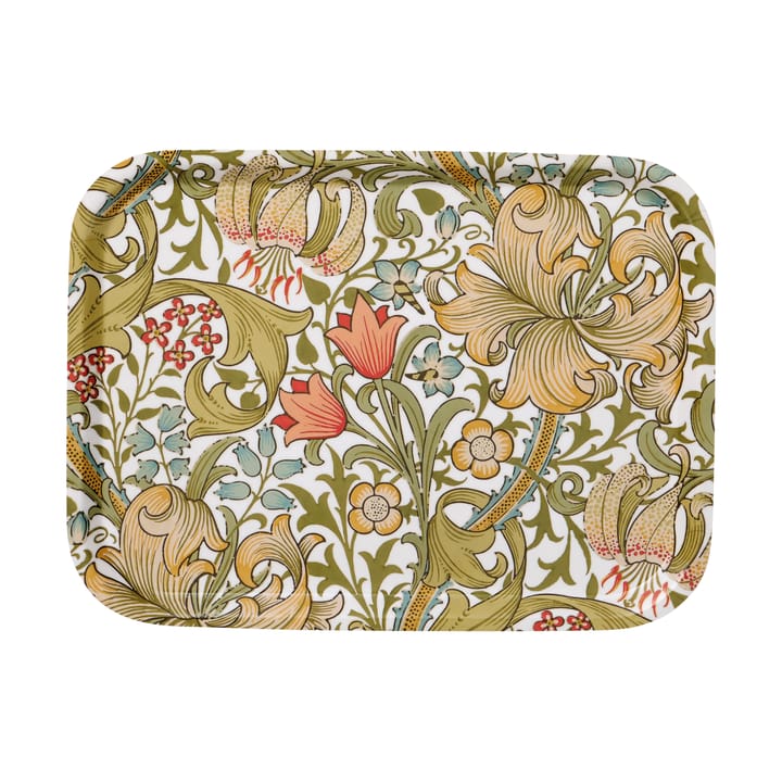 Golden Lily pieni tarjotin 20x27 cm - Multi - Klippan Yllefabrik