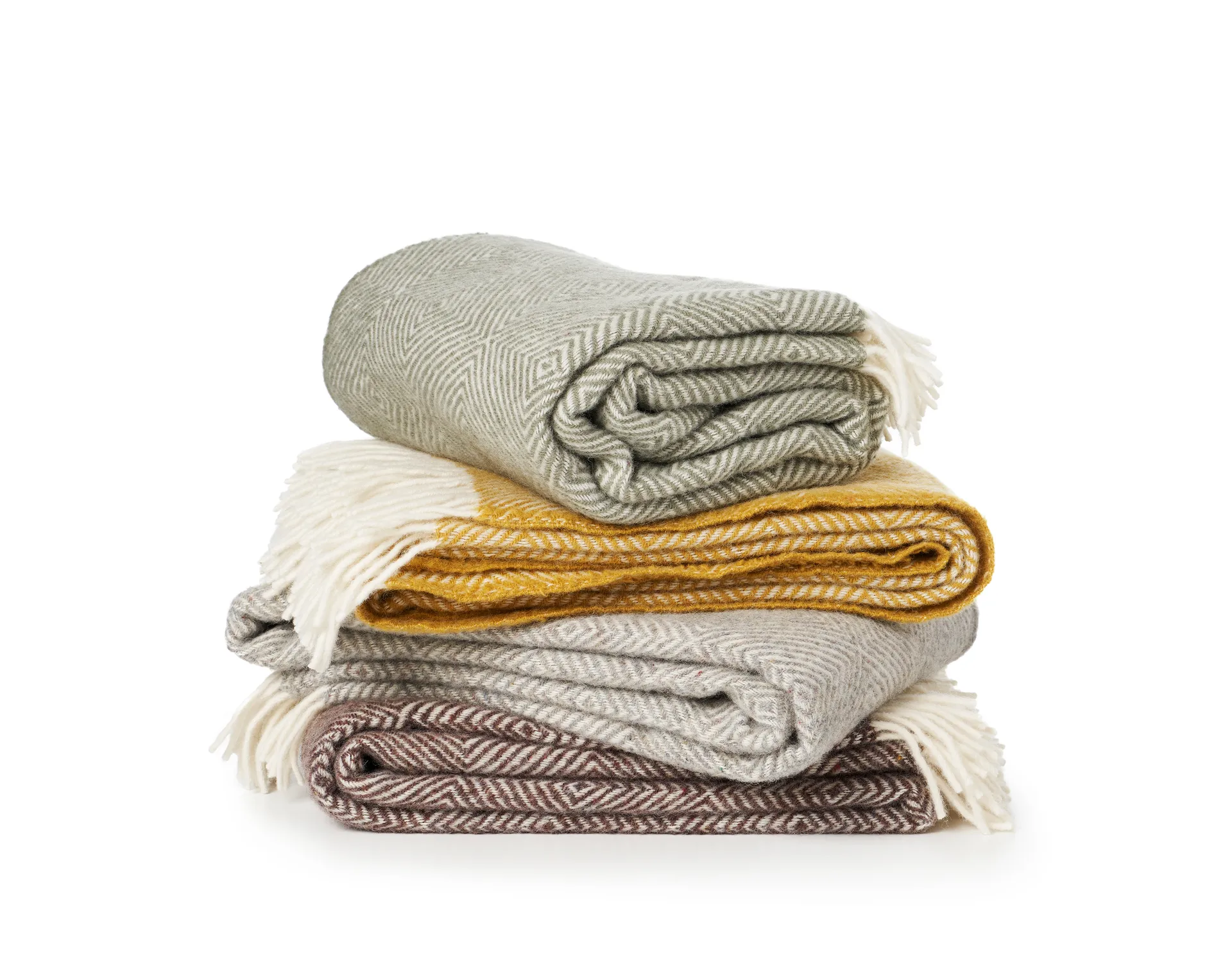 Gooseye villahuopa, 130 x 200 cm, Harmaa Klippan Yllefabrik