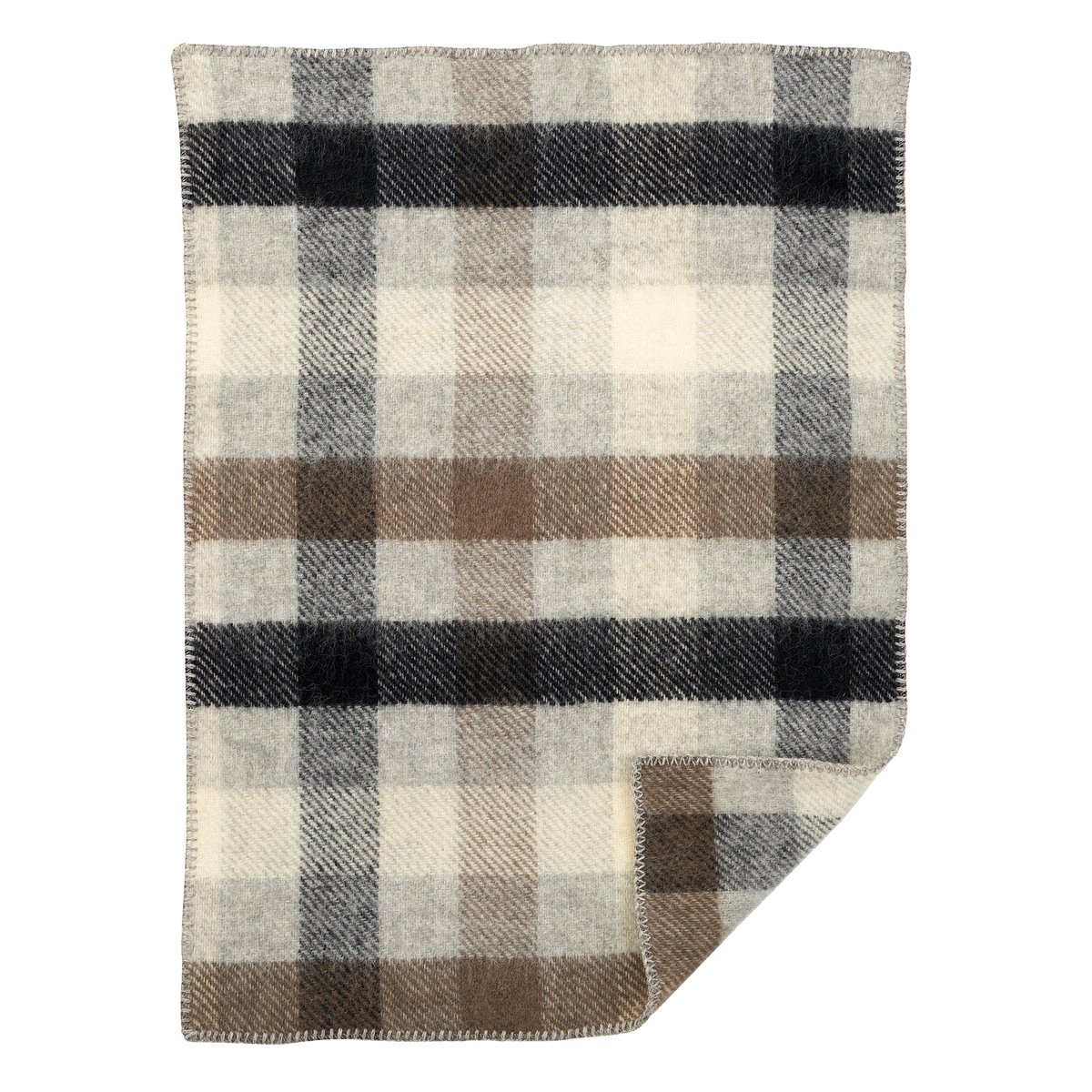 Klippan Yllefabrik Gotland lasten peite 65x90 cm Multi grey