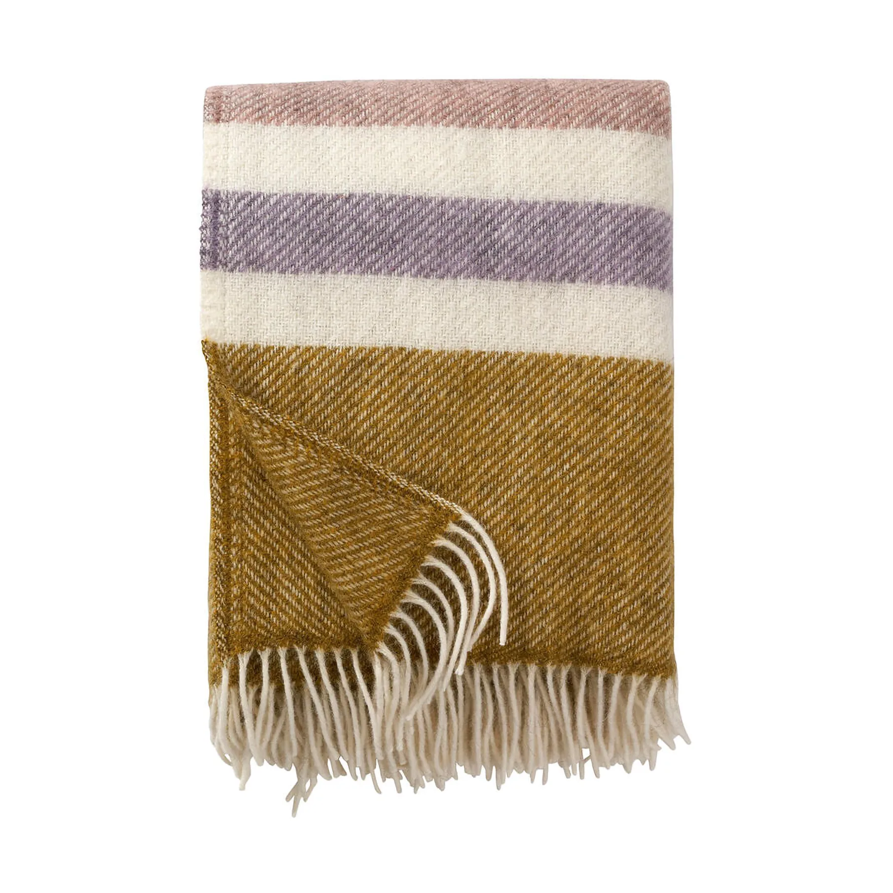 Gotland Stripe villahuopa 130x200 cm, Pastel Klippan Yllefabrik