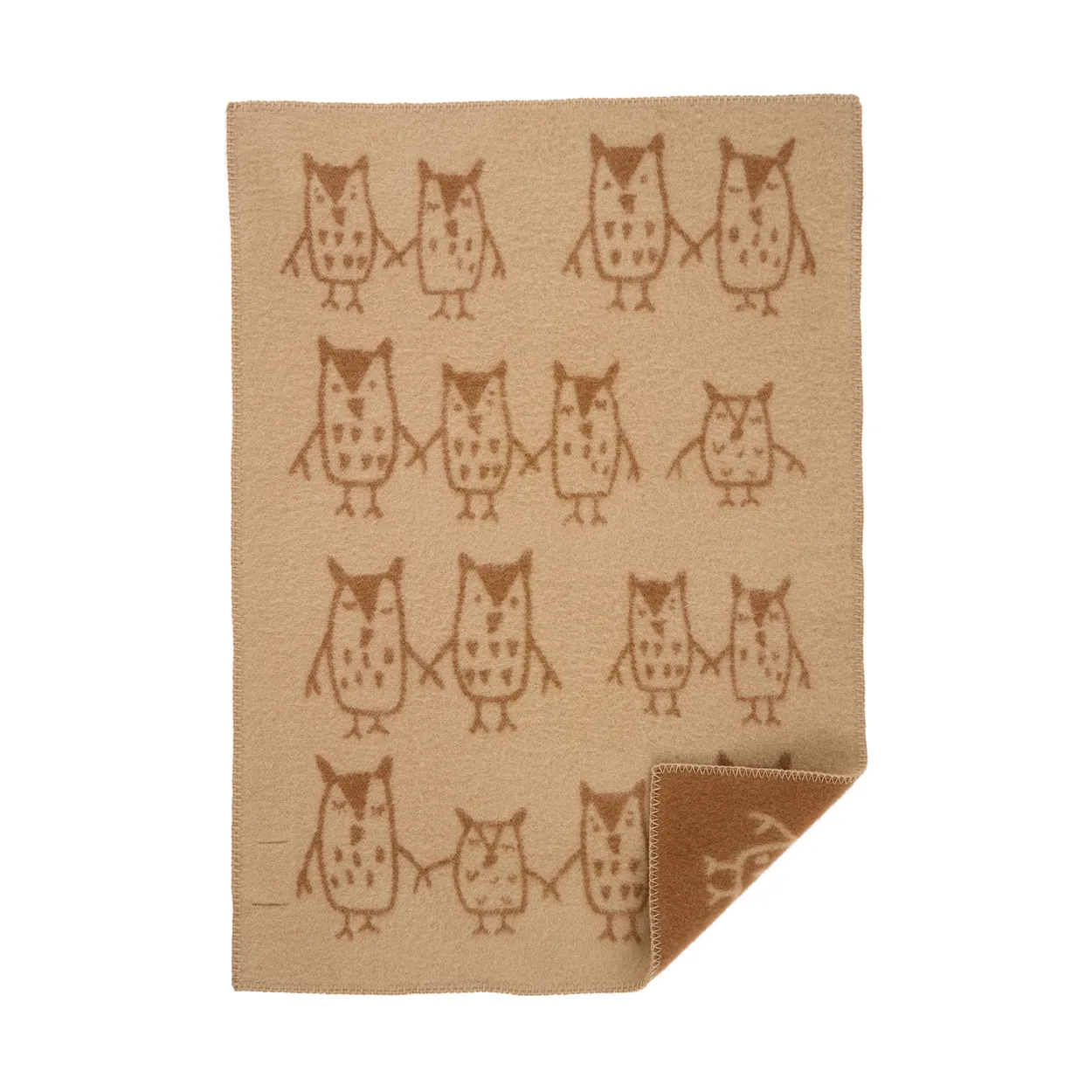 Klippan Yllefabrik Hand in hand lasten viltti 65x90 cm Taupe