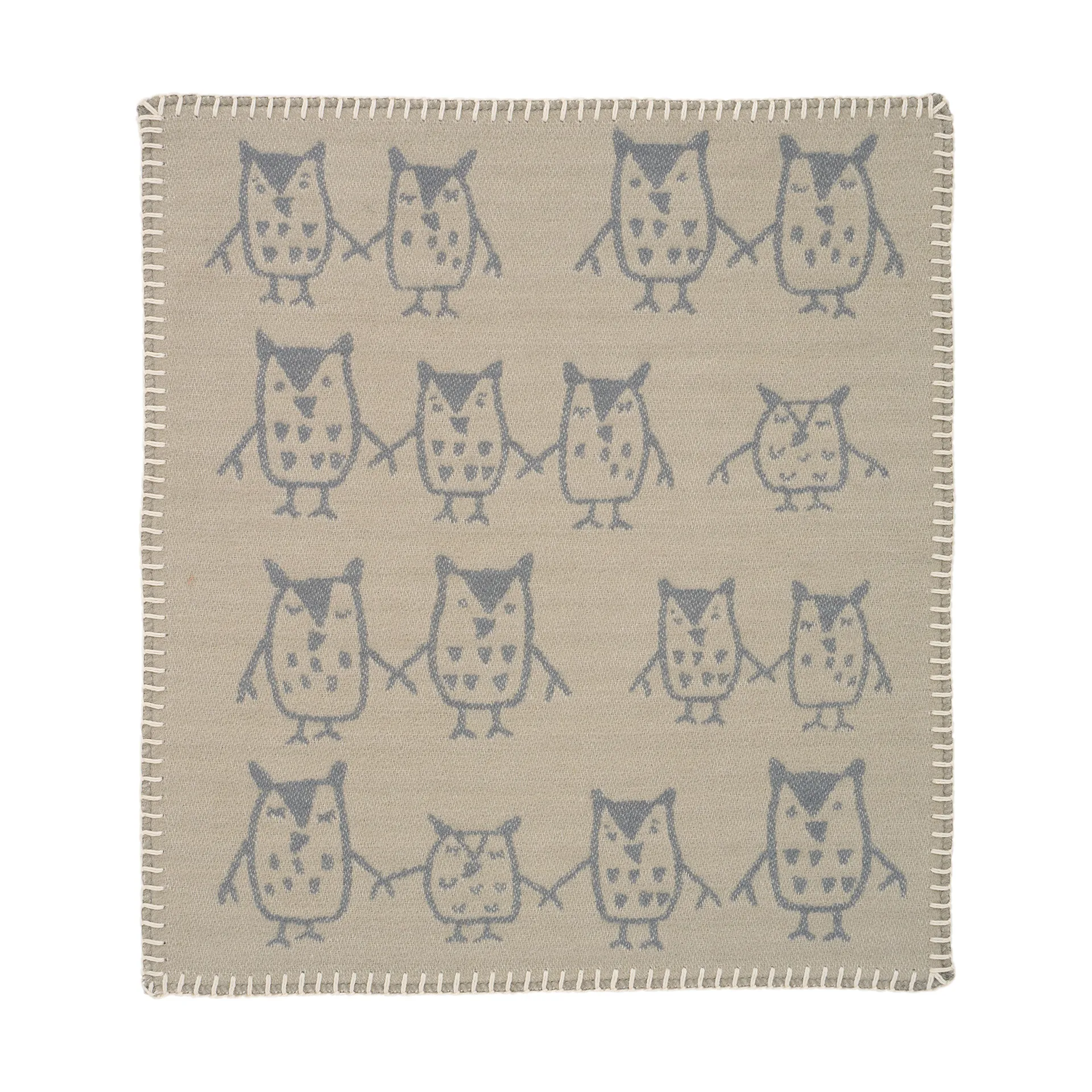 Hand in hand pehmopeitto 34x40 cm, Greige Klippan Yllefabrik