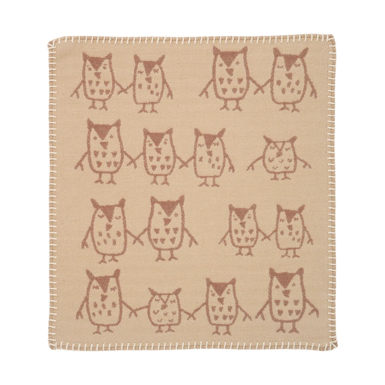 Klippan Yllefabrik Hand in hand pehmopeitto 34x40 cm Taupe