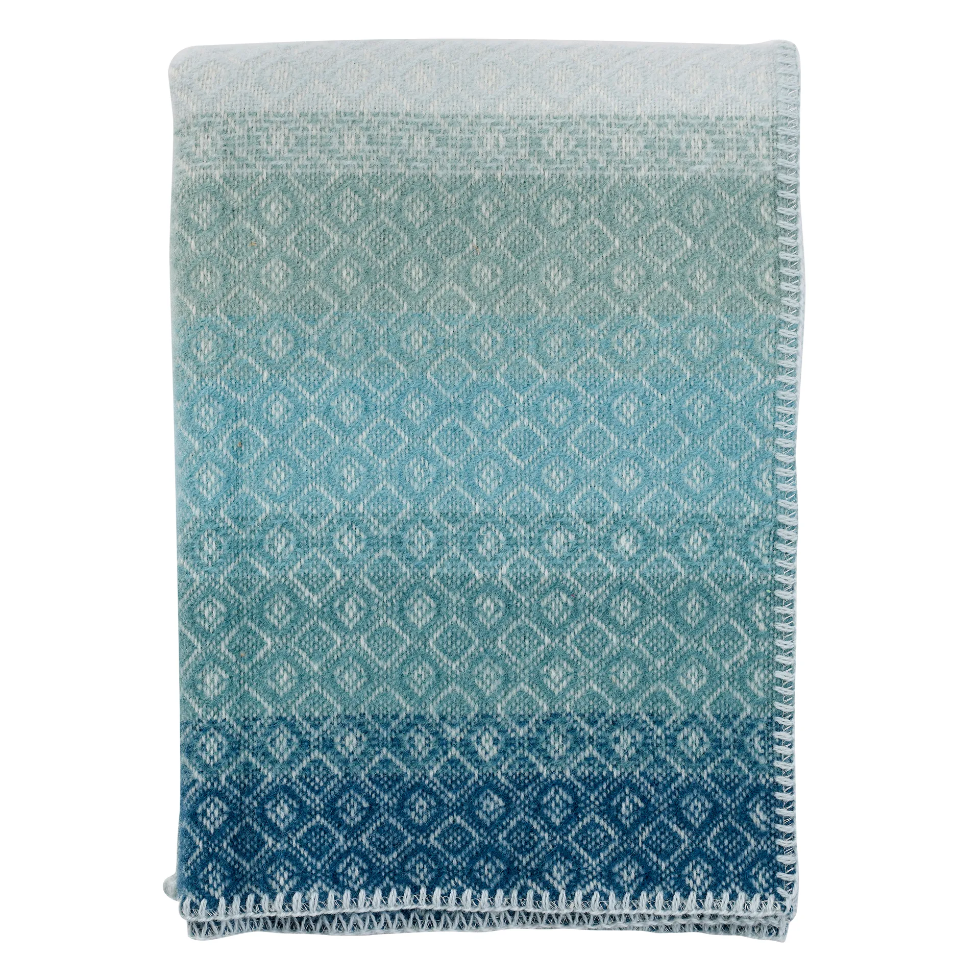 Havanna lasten huopa 90x130 cm, Aqua multi Klippan Yllefabrik