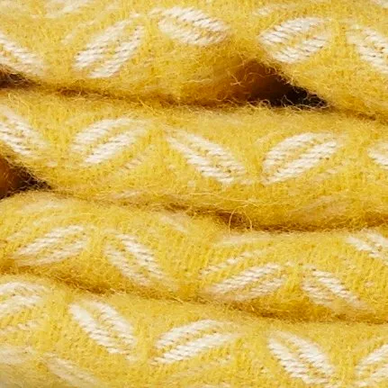 Leaf villahuopa, keltainen Klippan Yllefabrik