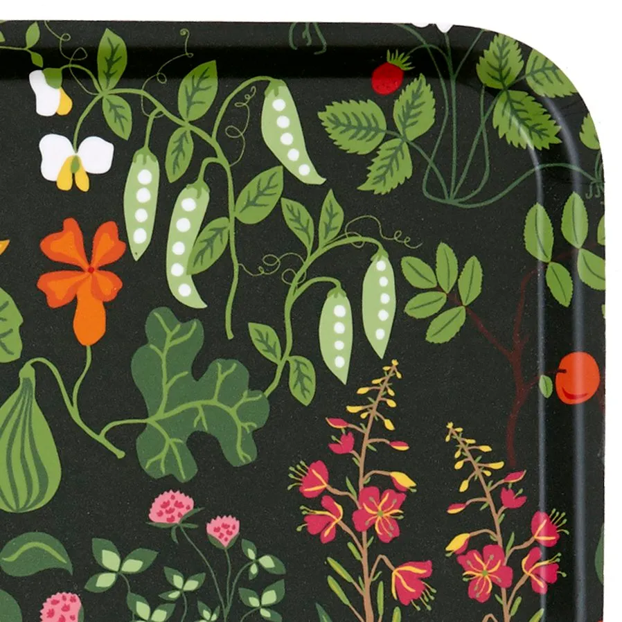 Leksand tarjotin 20x27 cm, vihreä Klippan Yllefabrik