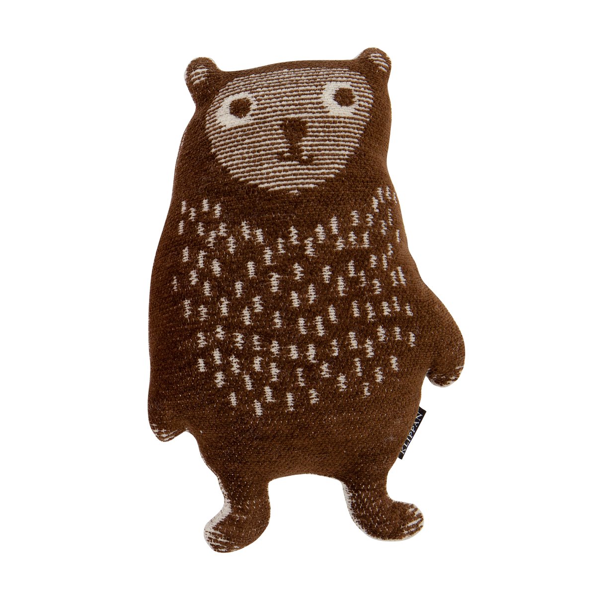 Klippan Yllefabrik Little bear pehmolelu ruskea | Skandinaavinen Sisustus | Lastenhuoneen sisustus | Ruskea