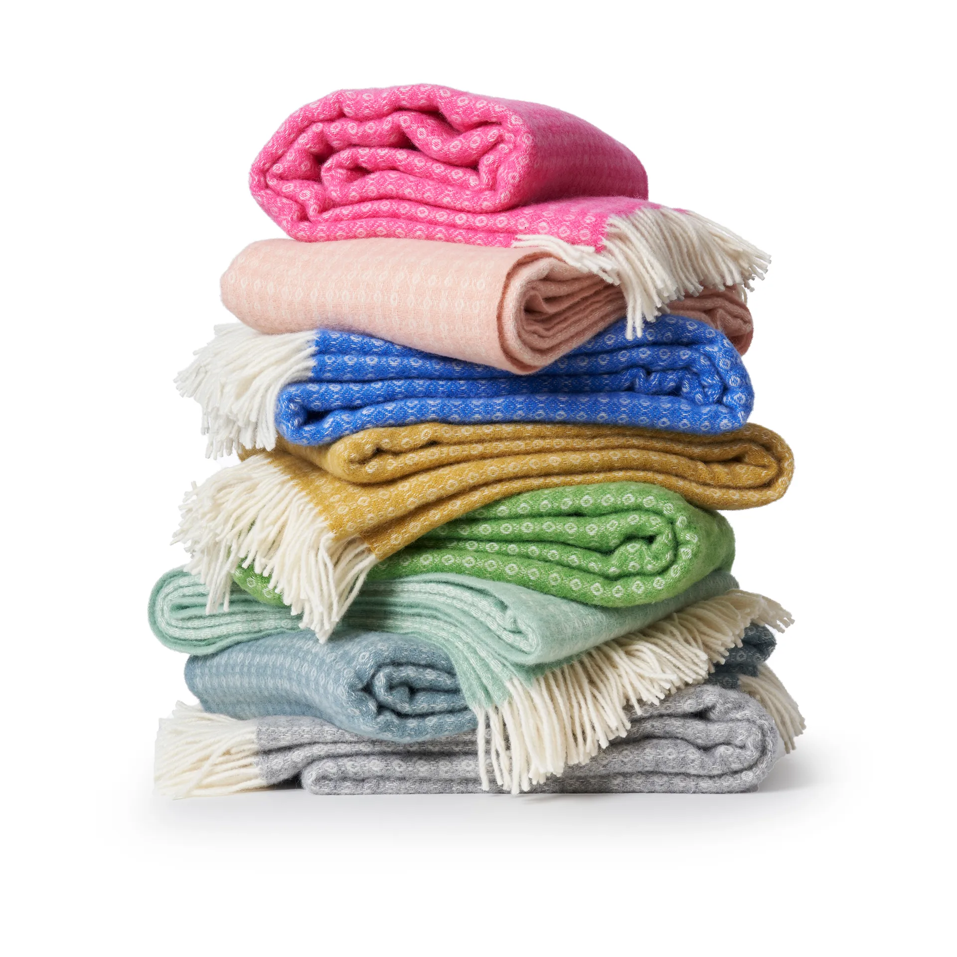 Loop villahuopa, 130 x 200 cm, Pea green Klippan Yllefabrik