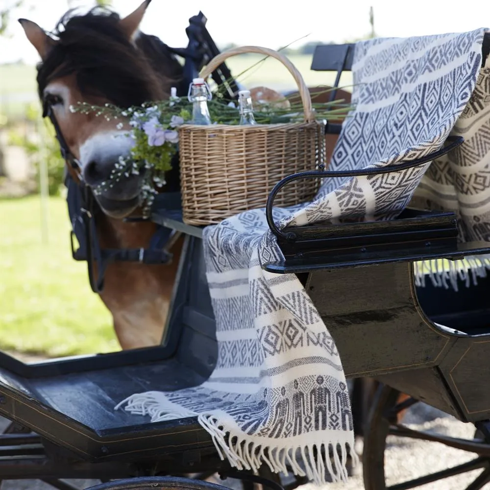 Man & wife villahuopa, harmaa Klippan Yllefabrik