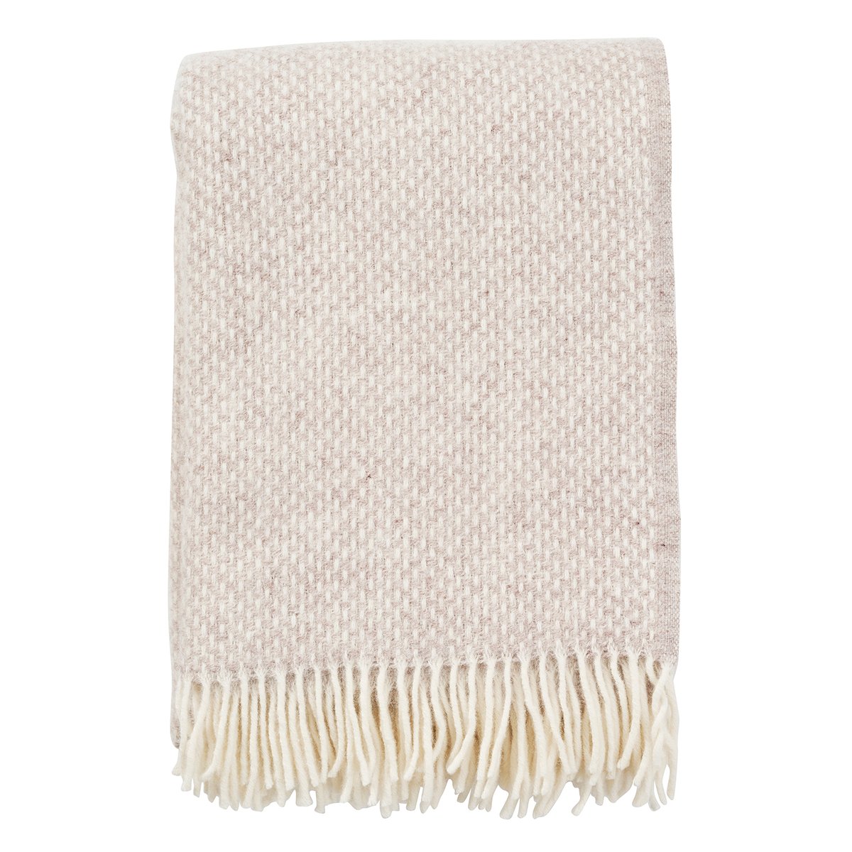 Klippan Yllefabrik Preppy huopa Beige melange | Skandinaavinen Sisustus | Villahuovat & Villaviltit | Beige