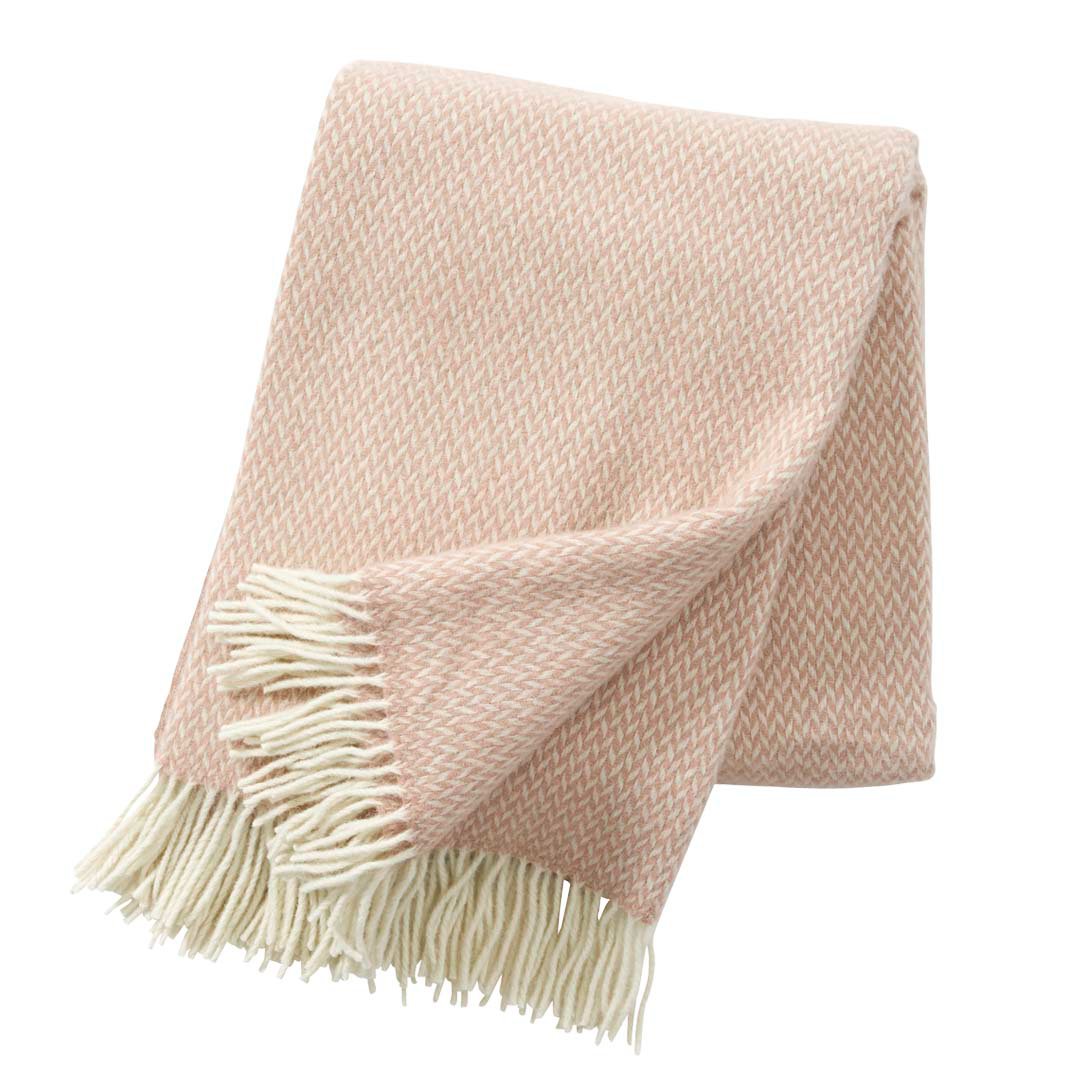 Klippan Yllefabrik Pulse villaviltti nude | Skandinaavinen Sisustus | Villahuovat & Villaviltit | Beige
