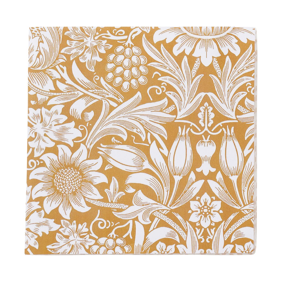 Klippan Yllefabrik Sunflower lautasliinat 33 x 33 cm 20-pakkaus Golden