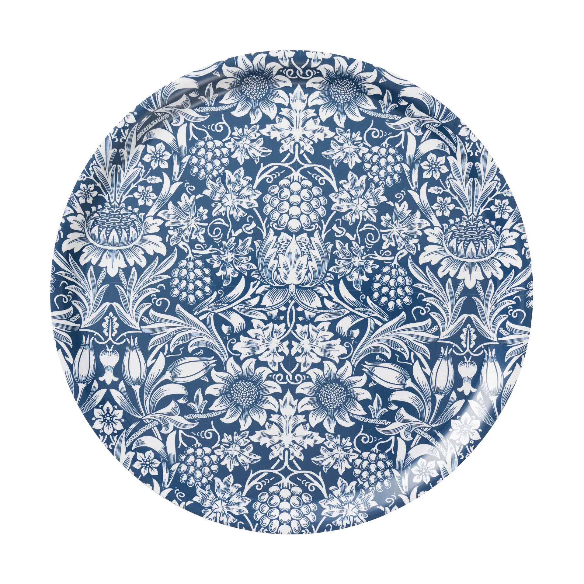 Sunflower tarjotin Ø 38 cm, Dark denim Klippan Yllefabrik