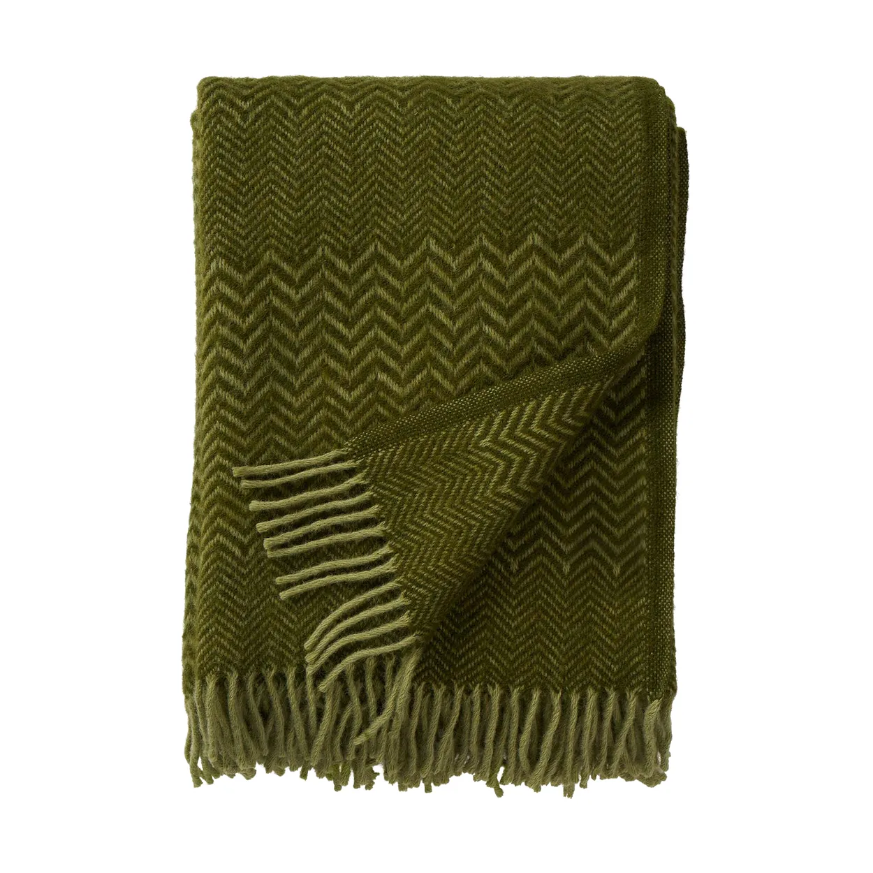 Klippan Yllefabrik Zigzag villapeitto 130x200 cm Basilika