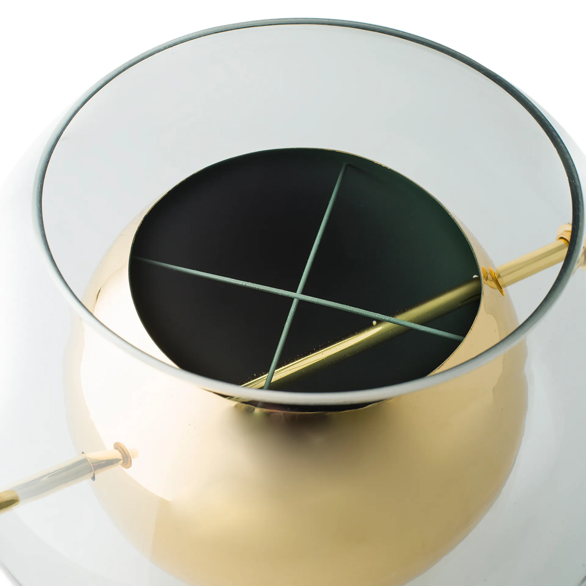 Alba pyöreä maljakko, Messinki KLONG