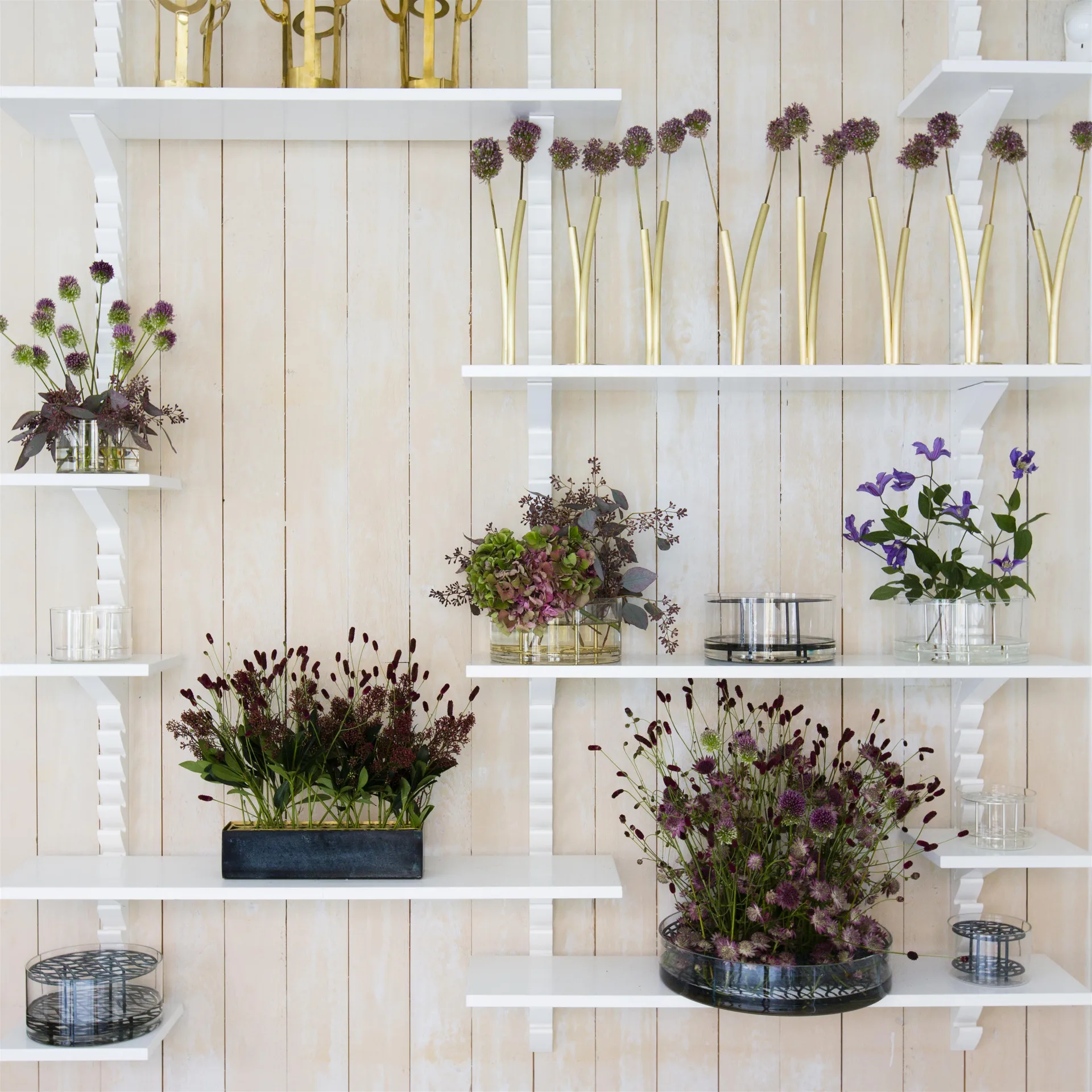 Äng maljakko, pieni, musta KLONG