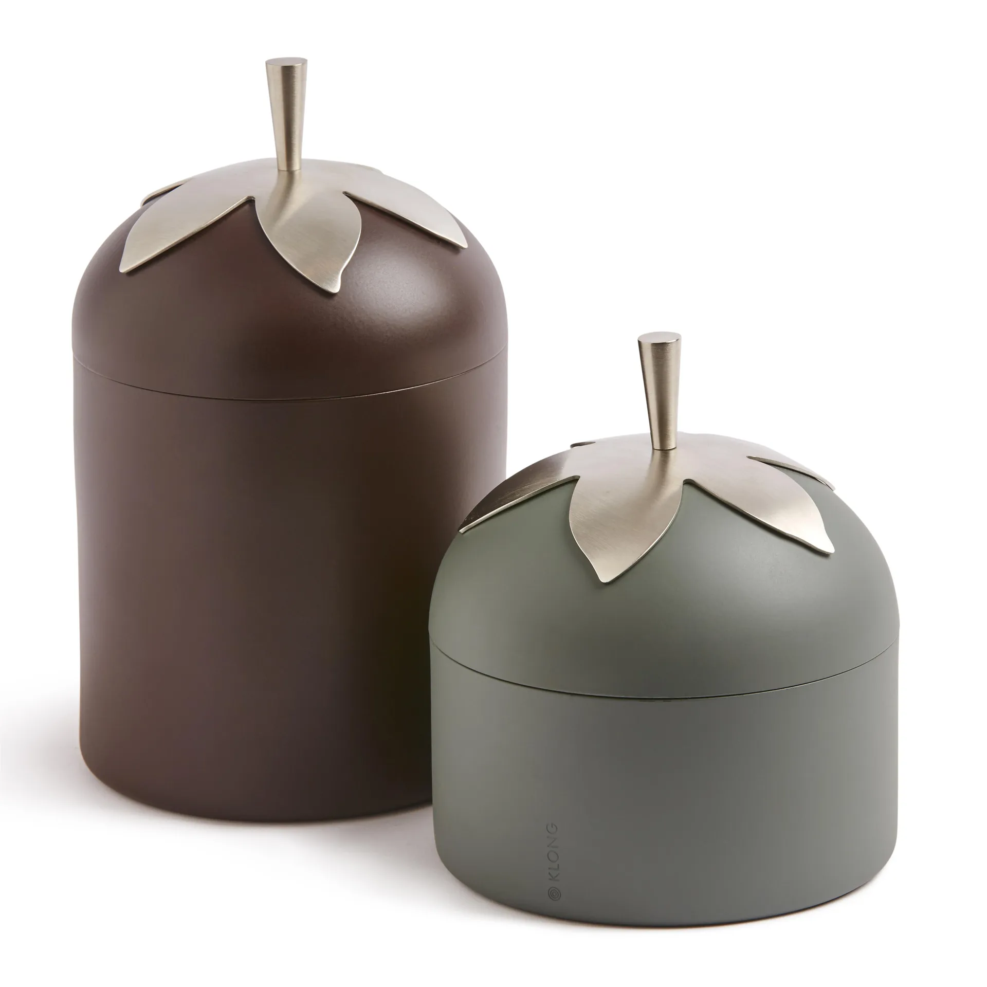 Blad purkki, suuri, ruskea KLONG