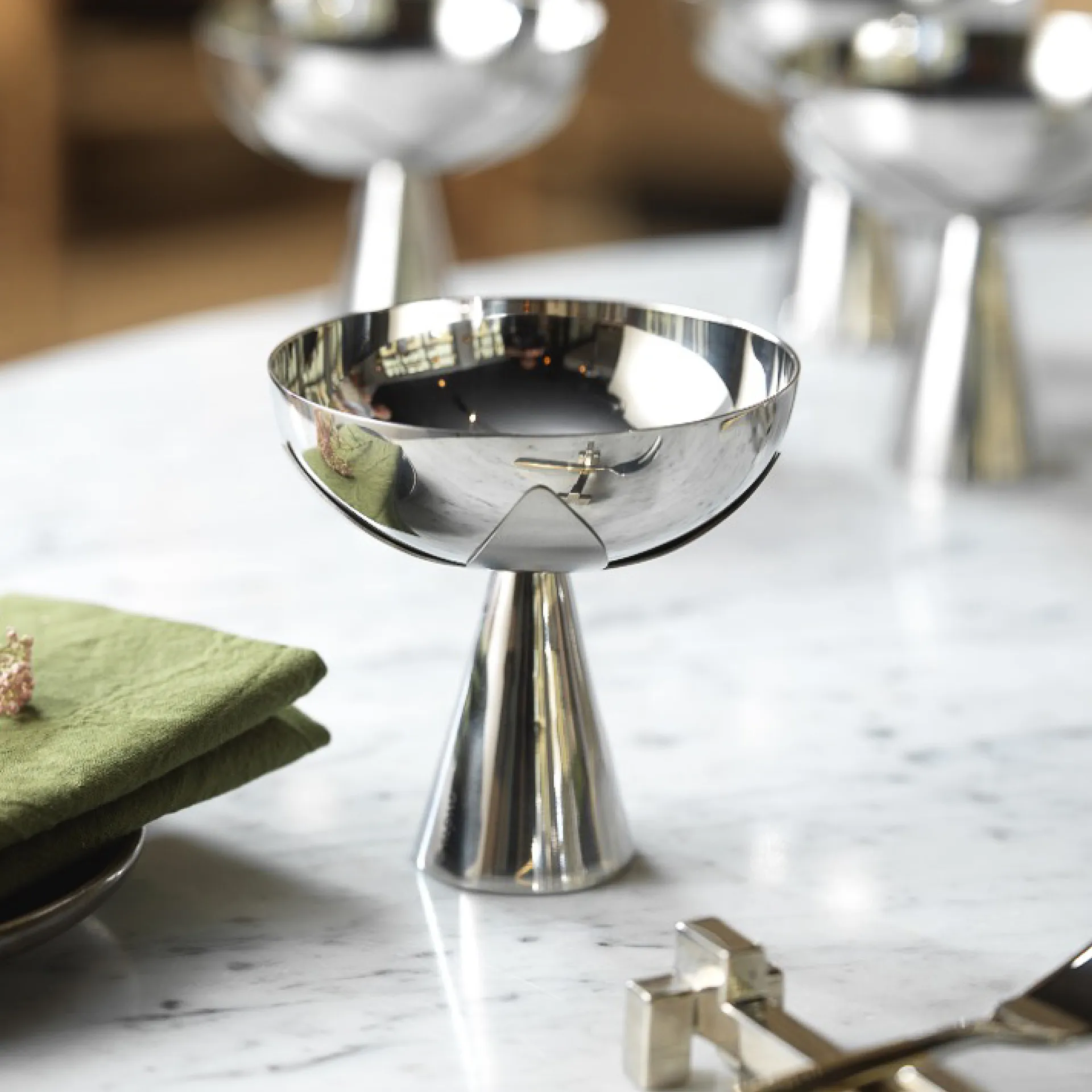 Blad tarjoilukulho Ø11 cm, Ruostumaton teräs KLONG