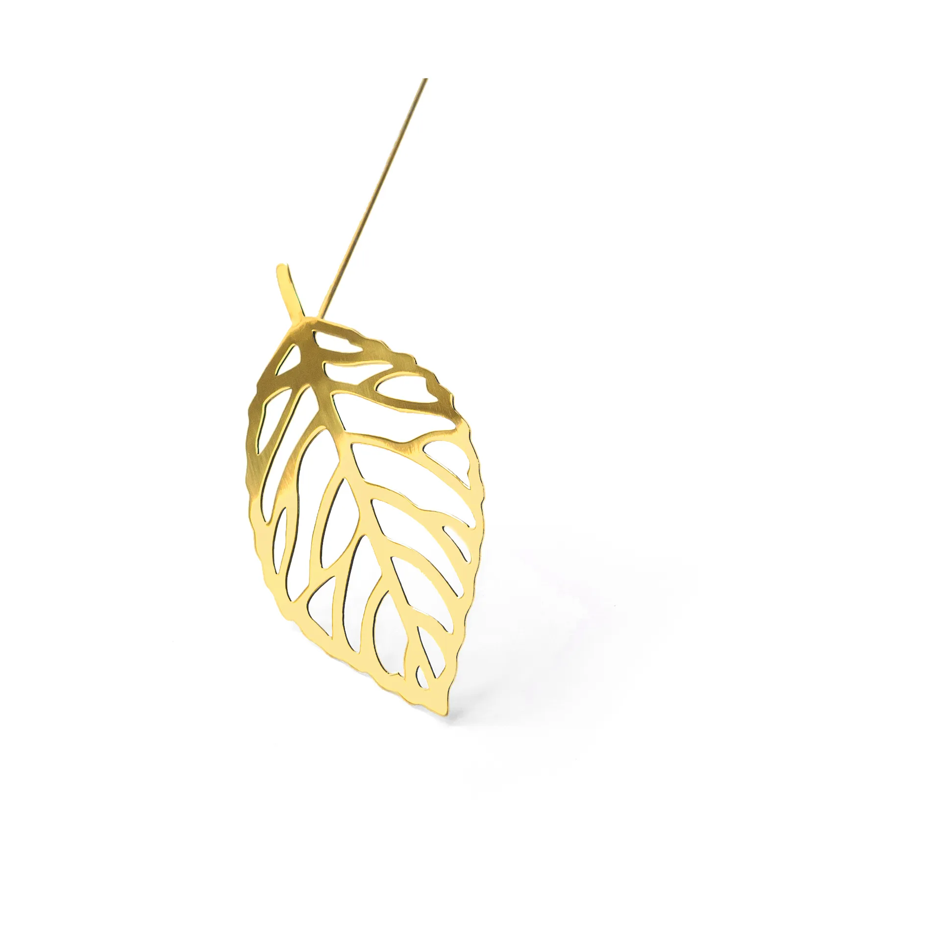 Brass leaves koristeet 2-pack, Wood KLONG