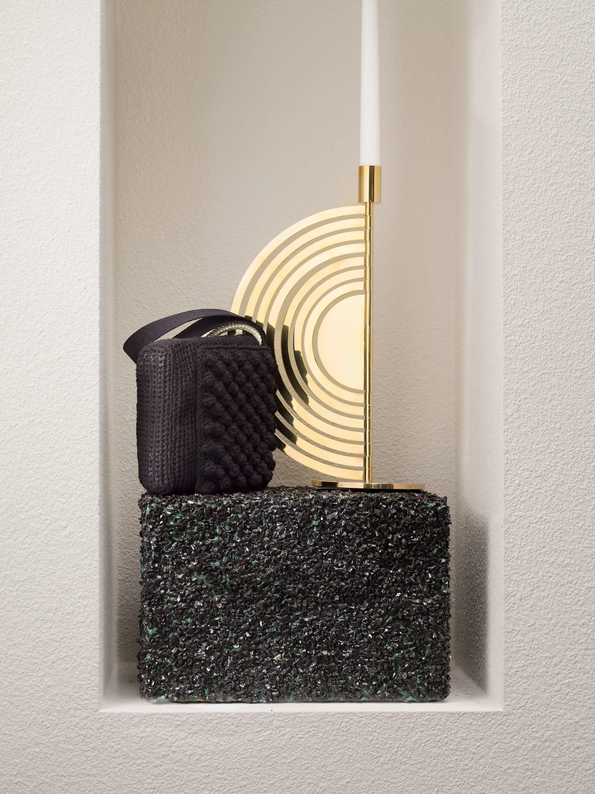 Cirkus kynttilänjalka messinki, Medium KLONG