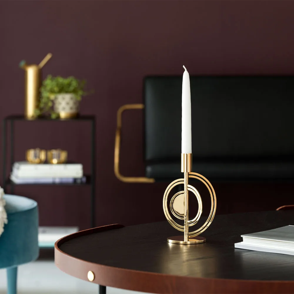 Cirkus kynttilänjalka, Musta, keskikokoinen KLONG