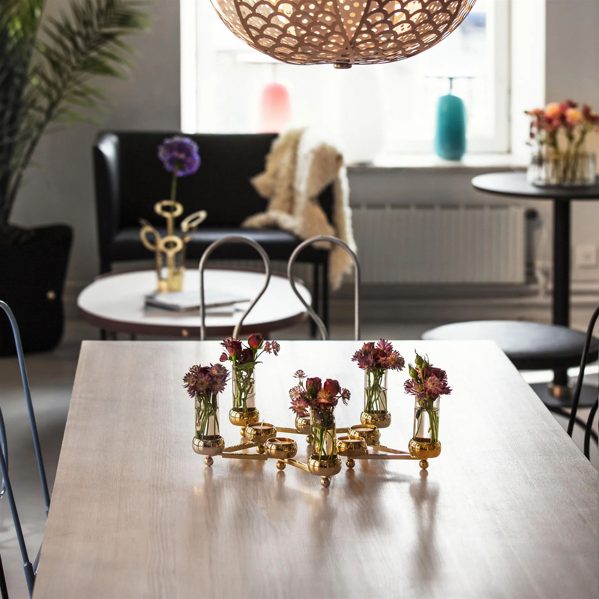 Constella kynttilänjalka, suuri, messinki KLONG