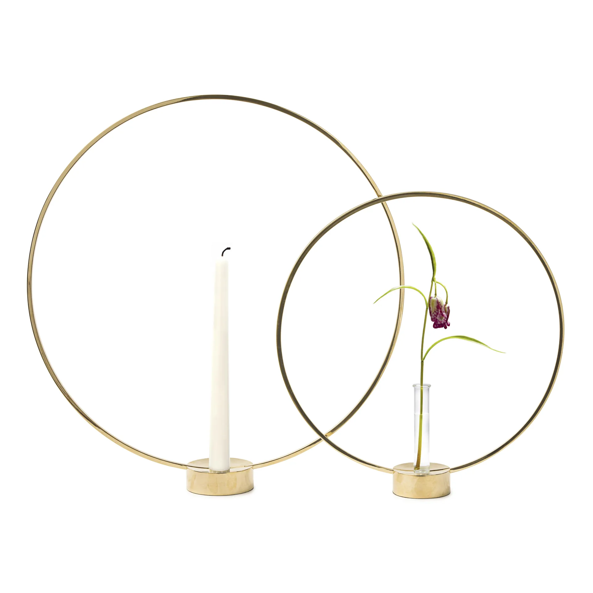 Gloria kynttilänjalka, pieni, messinki KLONG