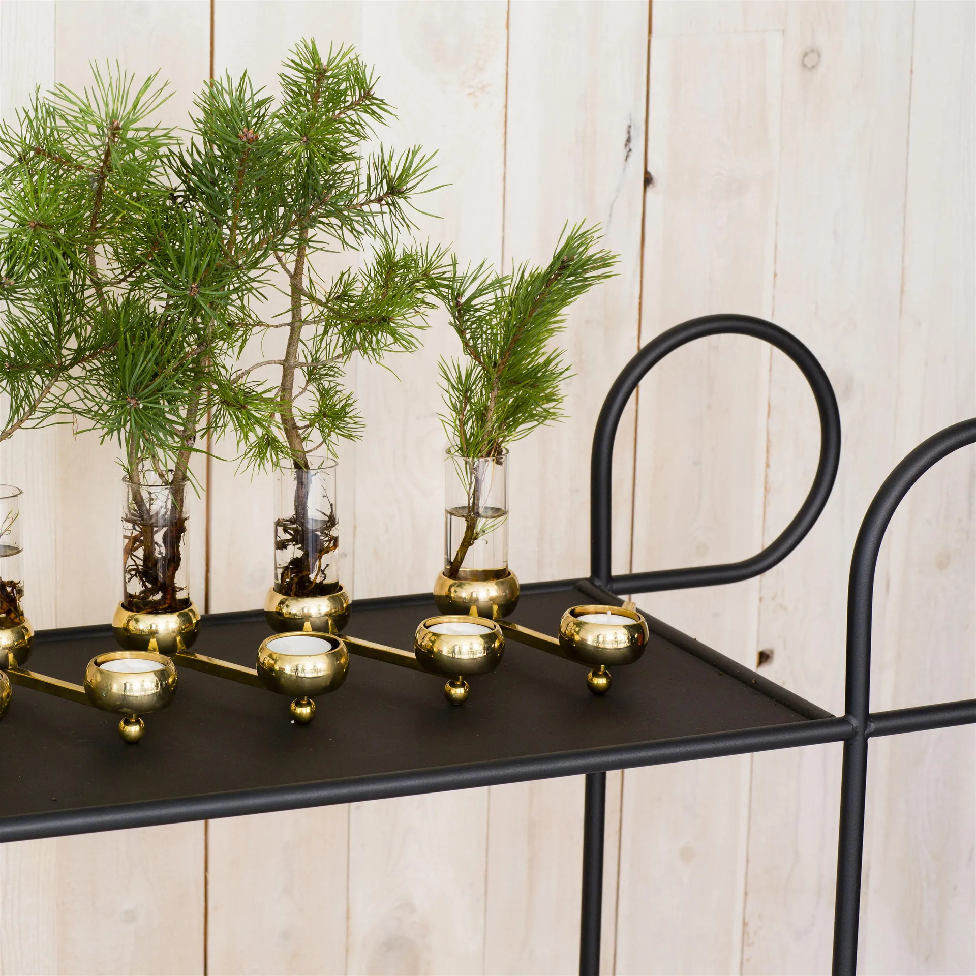 Julius tarjoiluvaunu, harmaa KLONG