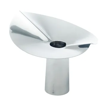 Löv maljakko-kynttilänpidike - Ruostumaton teräs. 10 cm - KLONG