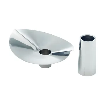 Löv maljakko-kynttilänpidike - Ruostumaton teräs. 10 cm - KLONG