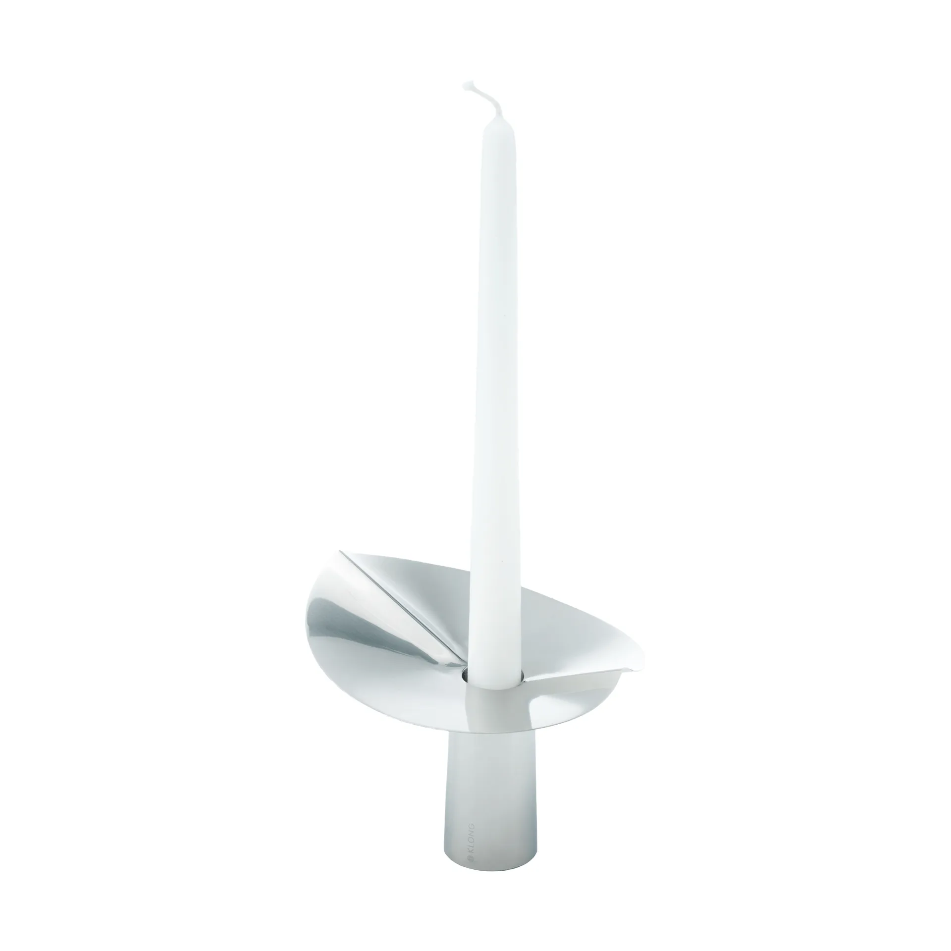 Löv maljakko-kynttilänpidike, Ruostumaton teräs. 10 cm KLONG