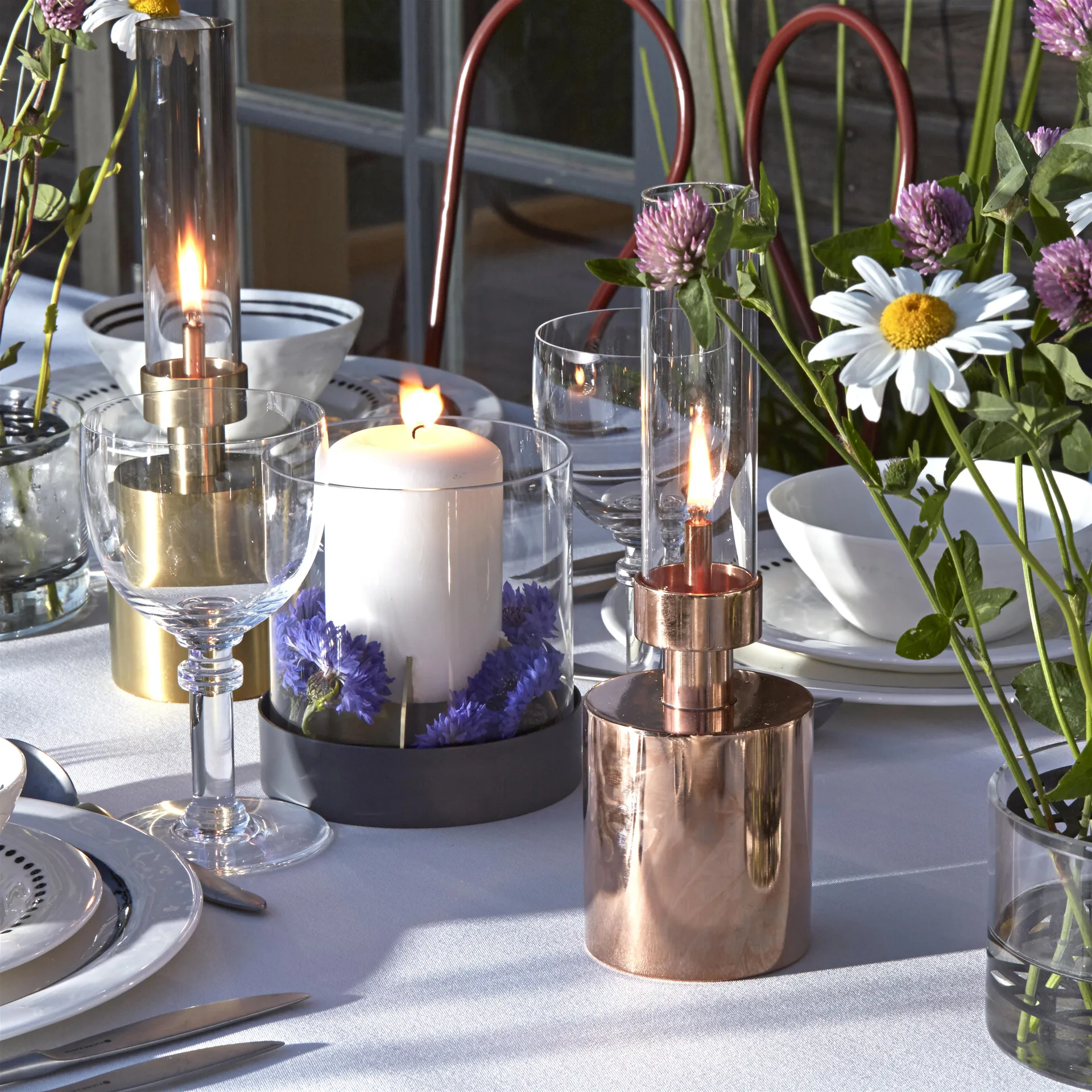 Patina öljylamppu, mini, kupari KLONG