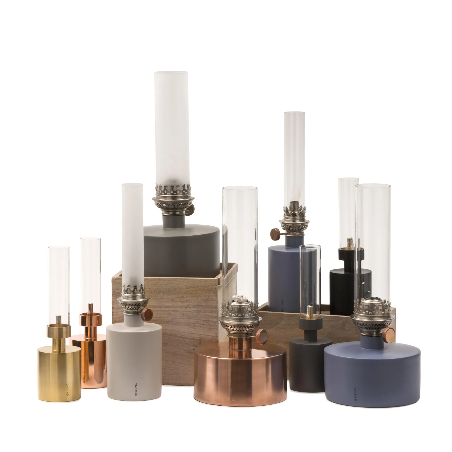 Patina öljylamppu, pieni, valkoinen KLONG