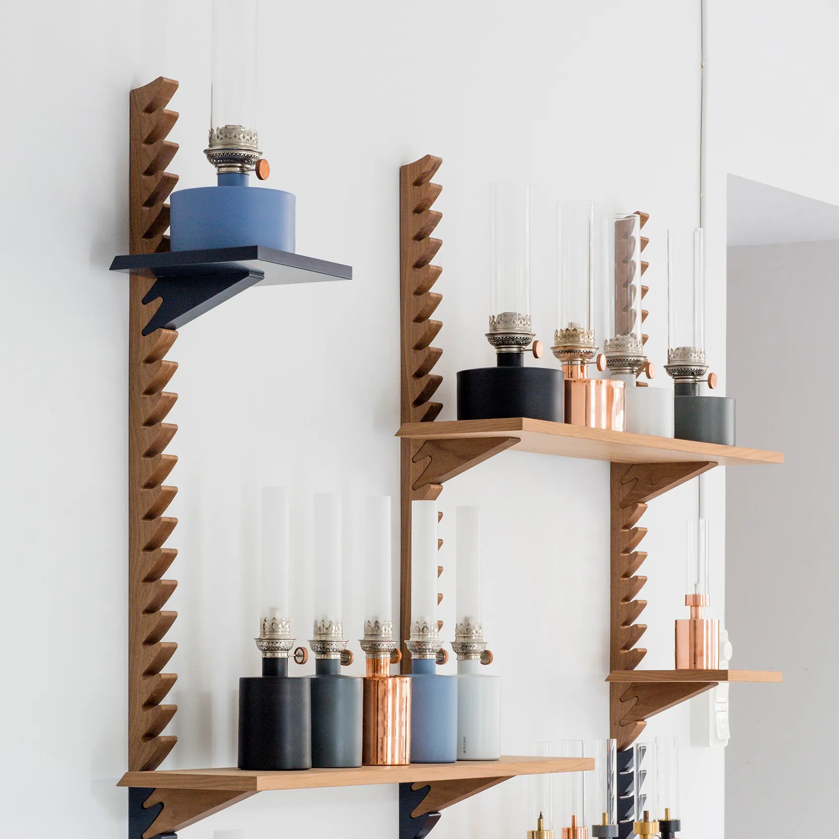 Patina öljylamppu, suuri, musta KLONG