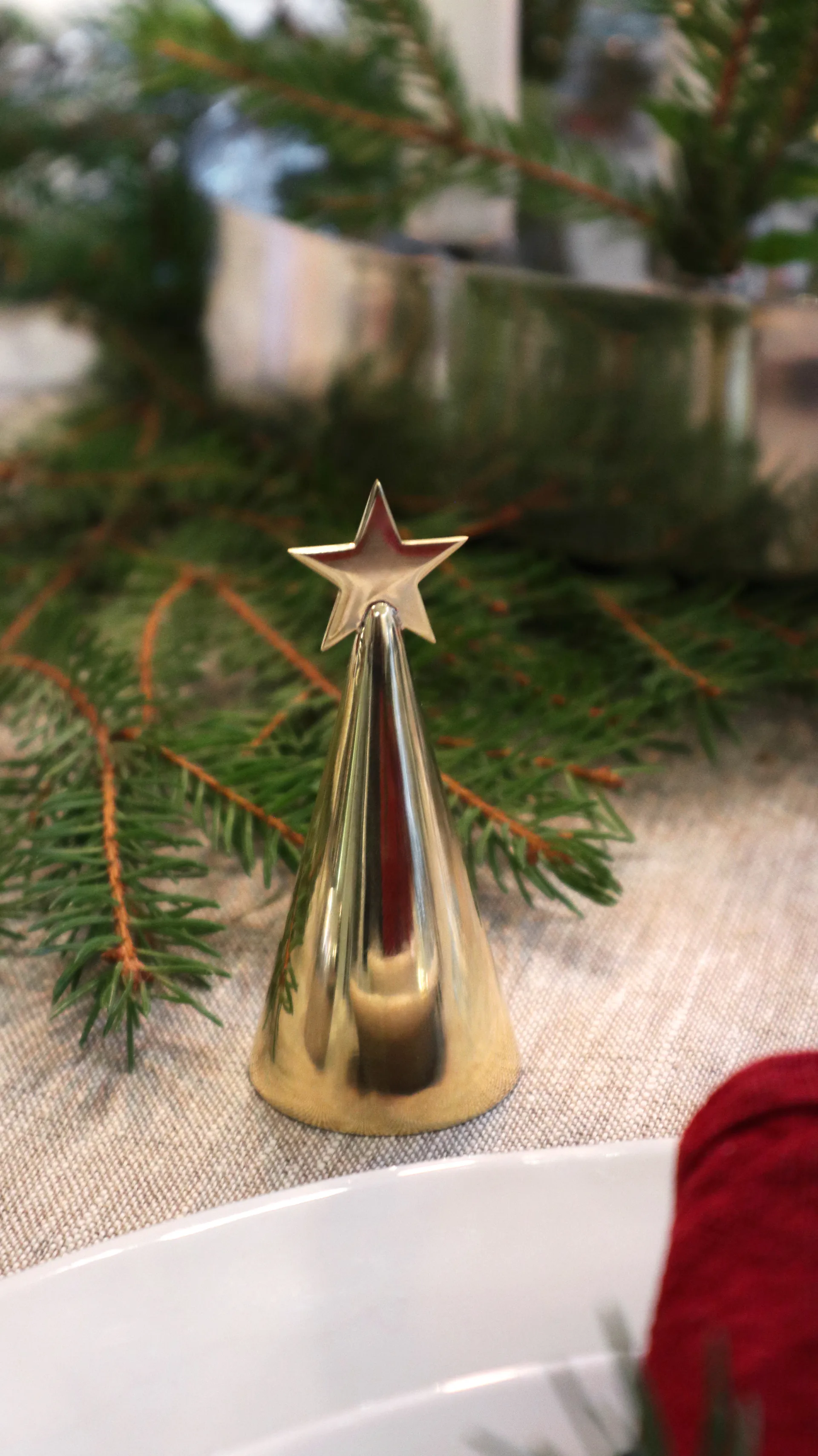 Soprano kynttilänjalka, Valkoinen messinki KLONG