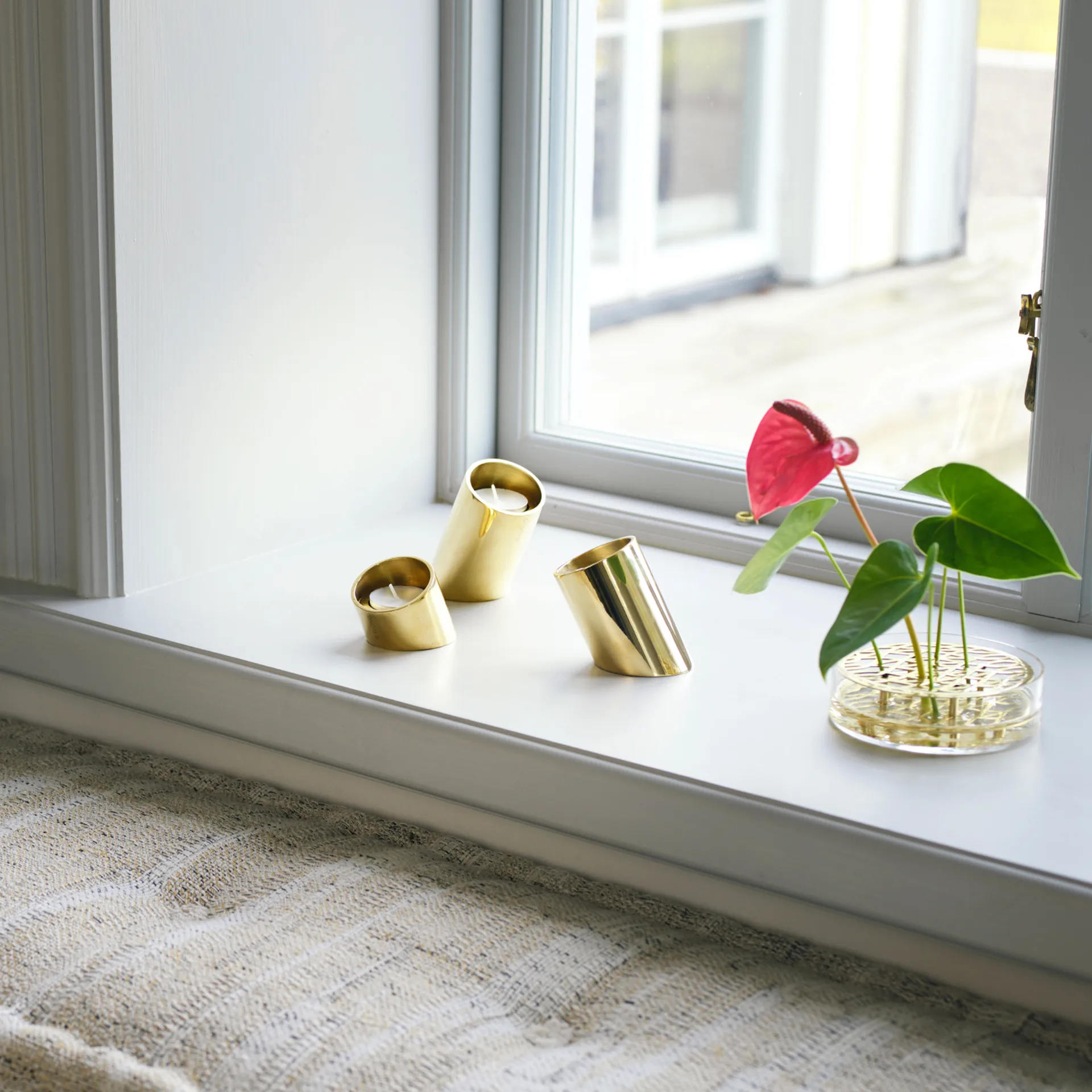 Tipp kynttilälyhty 3 osaa, Messinki KLONG