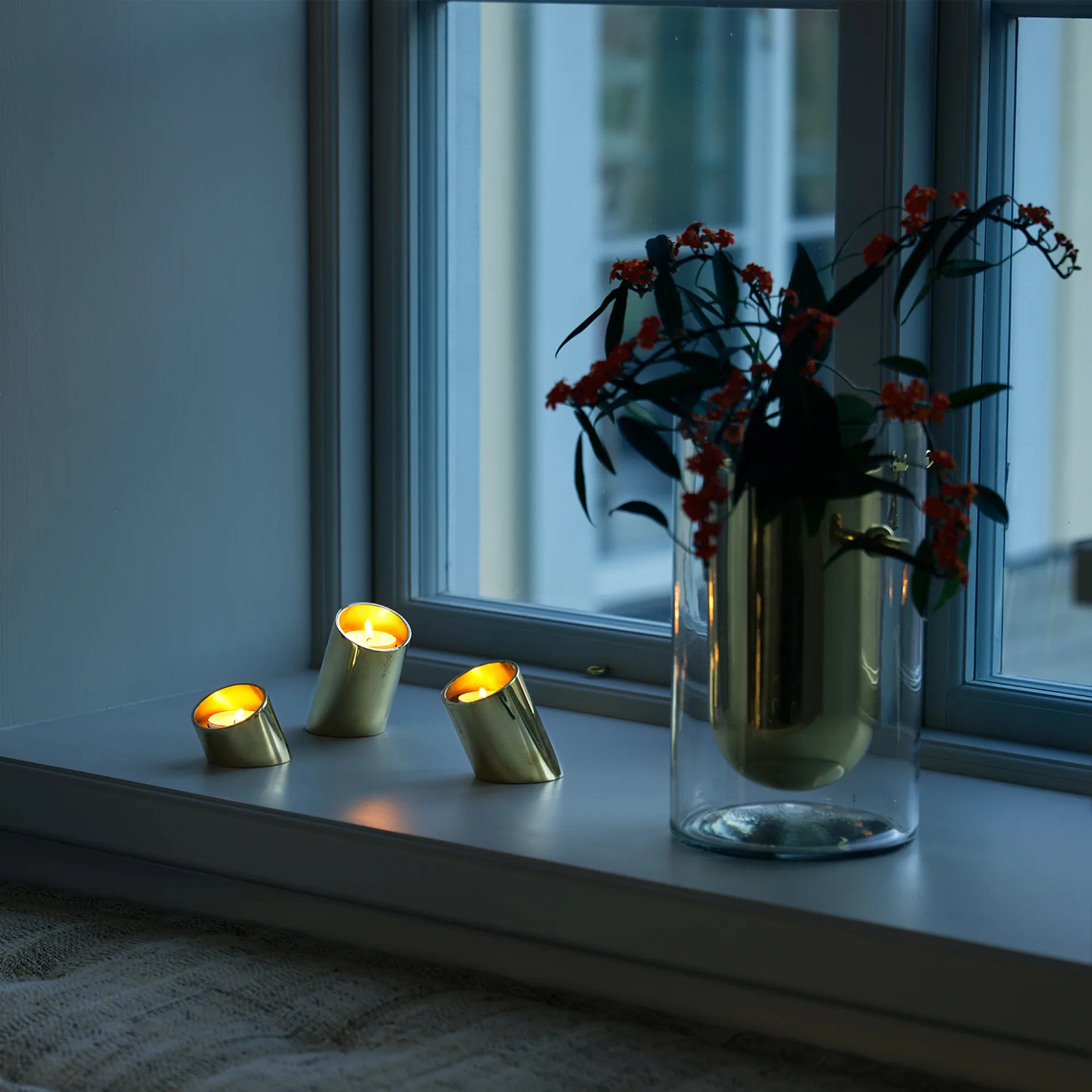 Tipp kynttilälyhty 3 osaa, Messinki KLONG