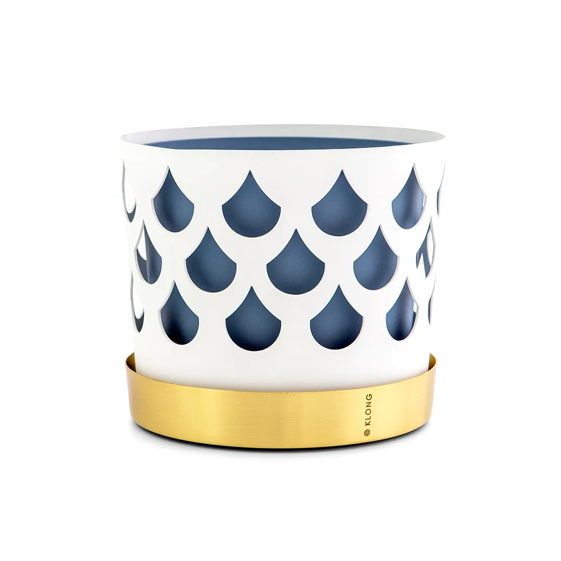 KLONG Trio ruukku drop, keskikoko Ø18 cm Valkoinen